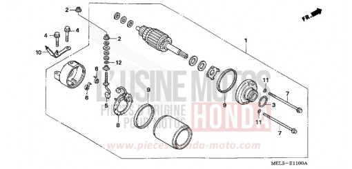 MOTEUR DE DEMARRAGE CBR1000RR6 de 2006
